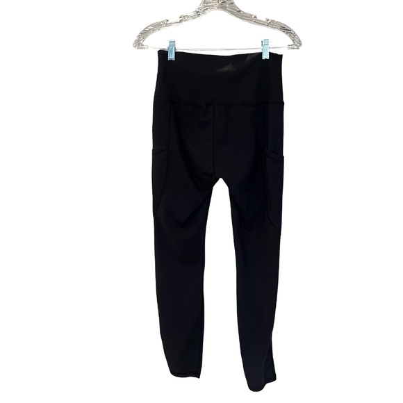 Love & Fit Full Length Black Stay Put Leggings Size Large - Picture 2 of 11